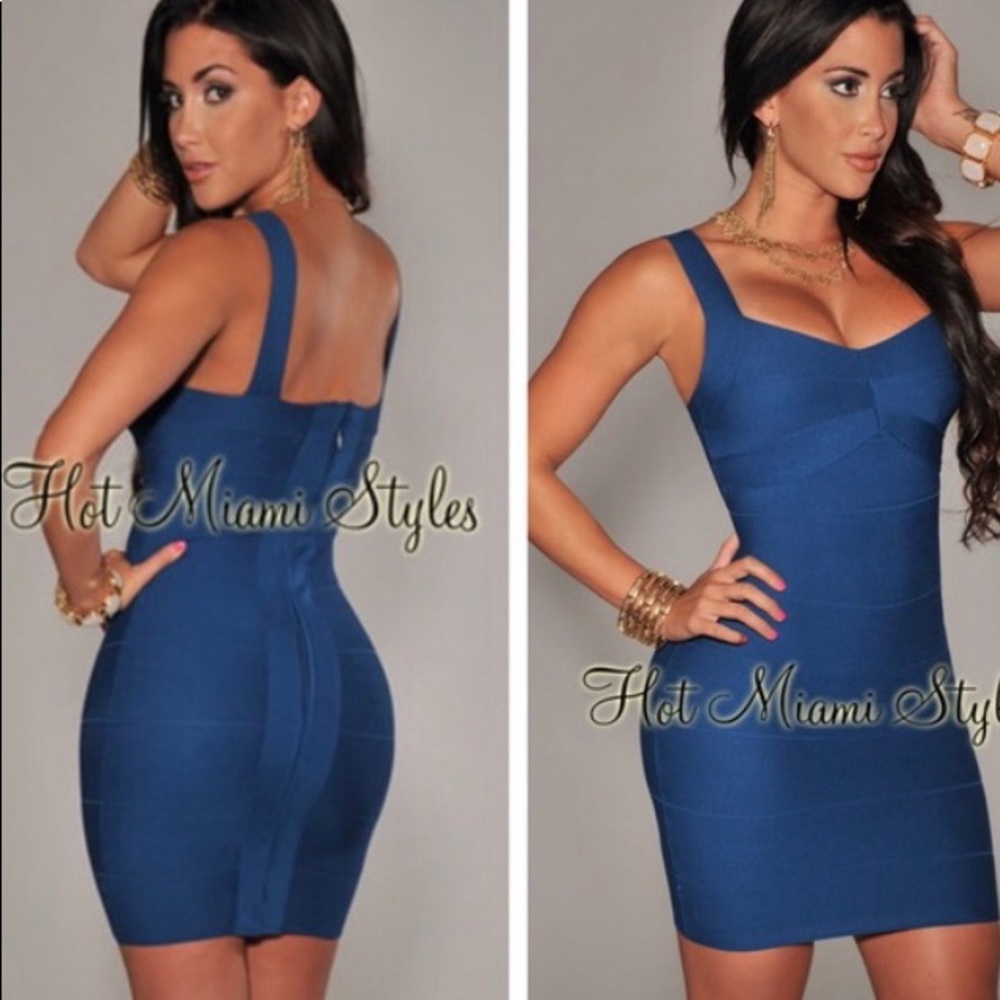 Hot Miami Styles Bandage Bodycon dress